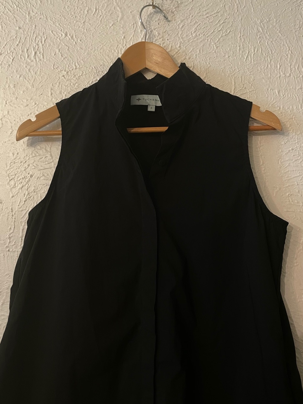 Tuckernuck Black Sleeveless Charlie Shirt Dress Small - Picture 5 of 8